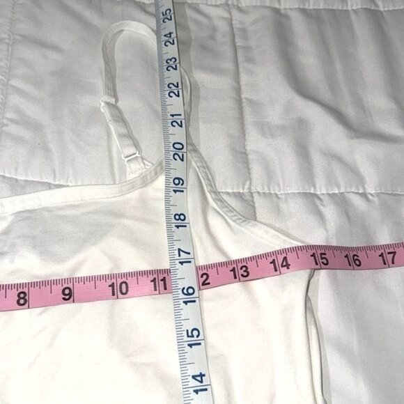 Maidenform XLT White Camisole Top With Adjustable Straps Comfortable - Picture 4 of 4